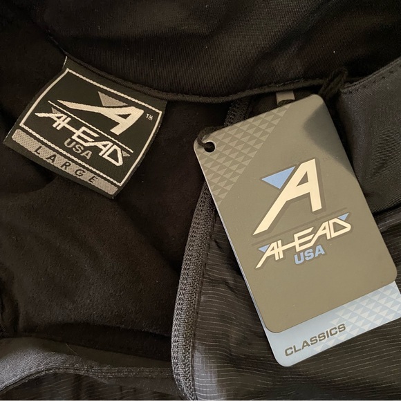 Ahead USA Classics Mens Zippered Golf Vest in Black NWT - Picture 3 of 3